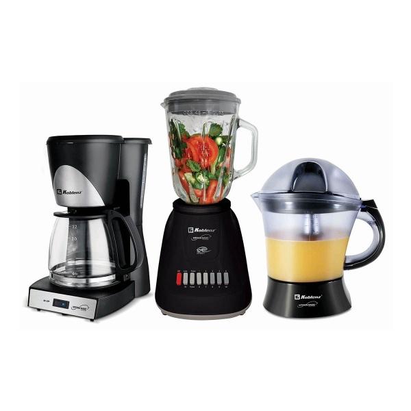 COMBO LICUADORA+CAFETERA+EXPRIMIDOR KOBLENZ