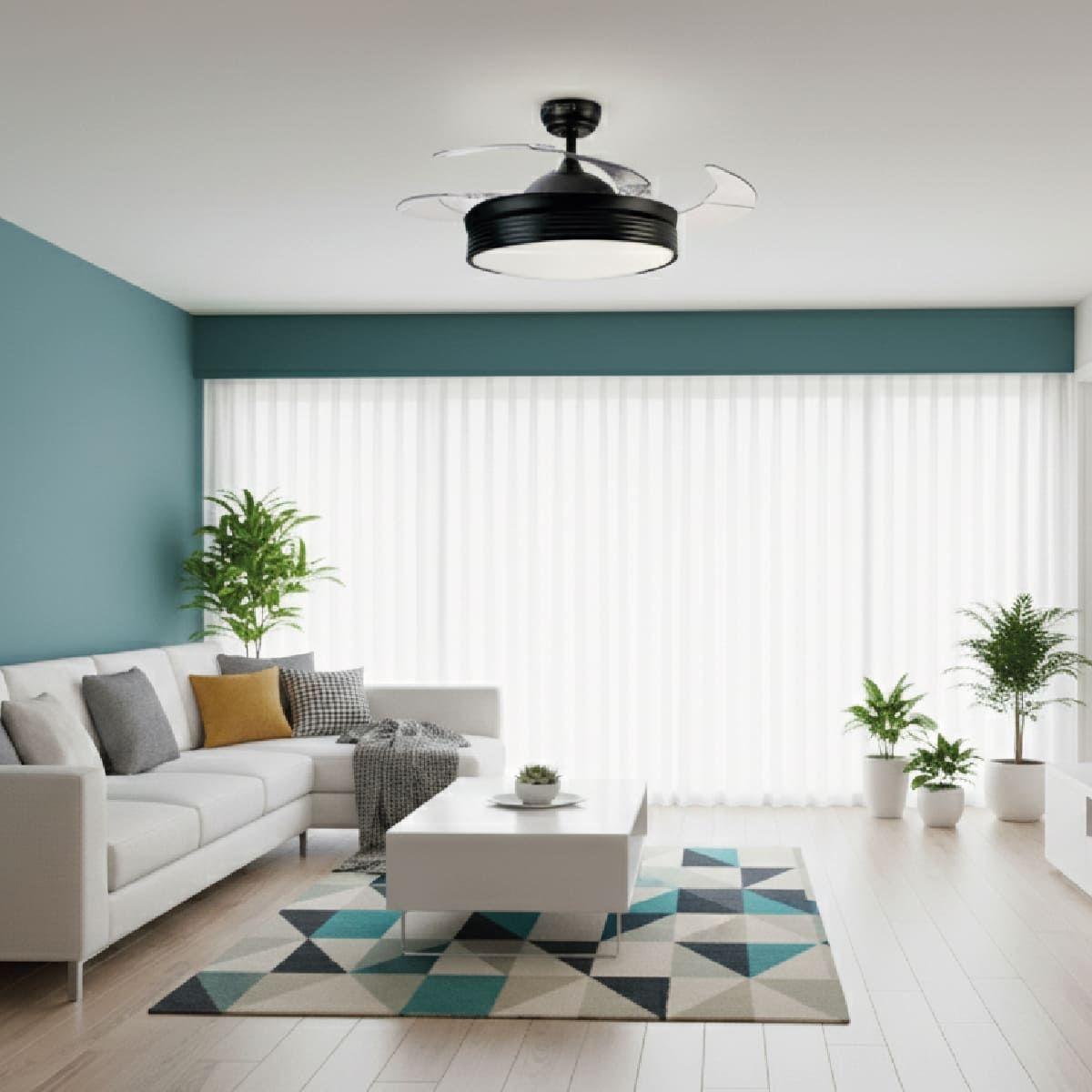 Ventilador de techo volare 42" negro