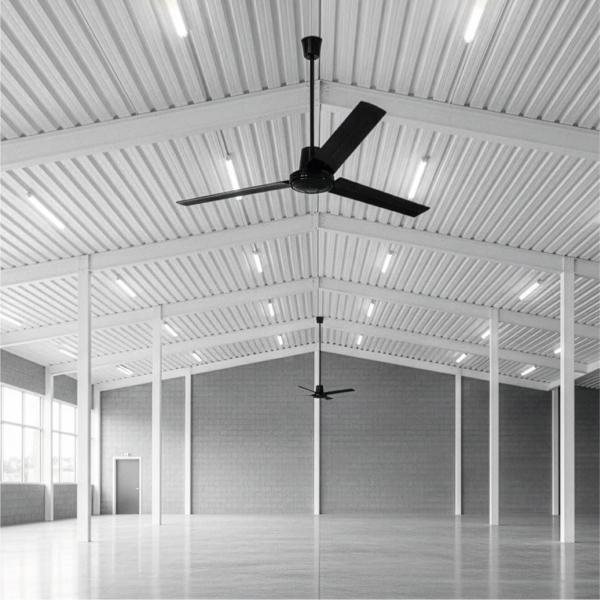 VENTILADOR DE TECHO ICARUS 56" NEGRO