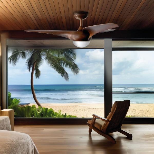 VENTILADOR DE TECHO DANZA 52" CAOBA