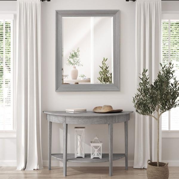 GABINETE EMPOTRADO 66x81 CM MADERA GRIS FLOTANTE FINE ART TJ