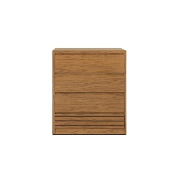 CÓMODA - CAJONERA CON 4 CAJONES COLOR NATURAL - MADERA INDUSTRIALIZADA