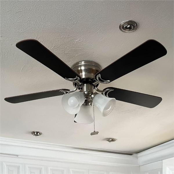 VENTILADOR DE TECHO OPORTO PLAFON 42" SATINADO