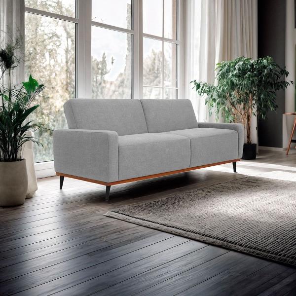 SOFÁ CAMA DIOGO DE 3 PLAZAS CON BRAZOS GRIS