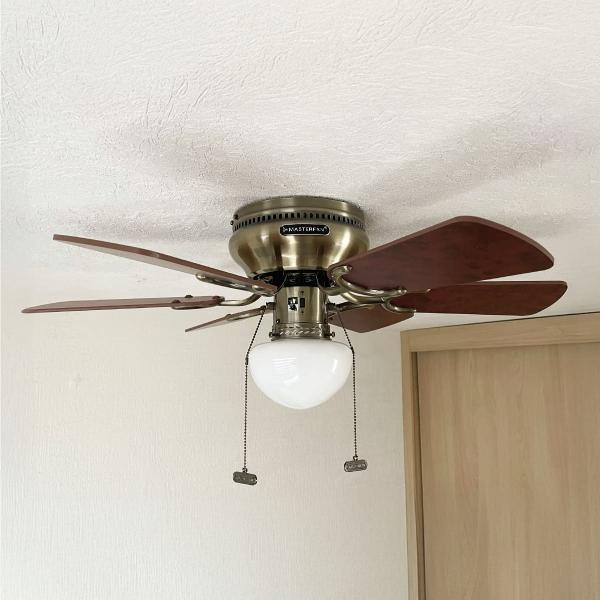 VENTILADOR DE TECHO PETIT 30" LATON ANTIGUO