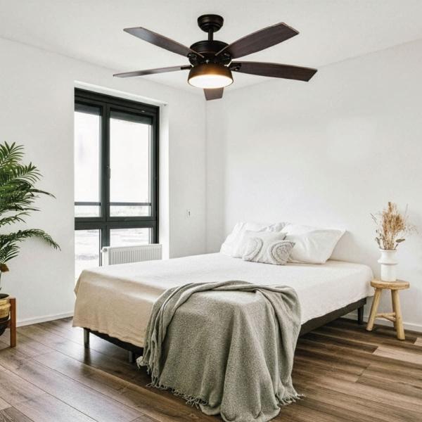 VENTILADOR DE TECHO POLUX 52" CHOCOLATE