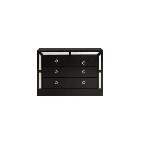 CÓMODA - CAJONERA CON 6 CAJONES COLOR CHOCOLATE - MADERA INDUSTRIALIZADA