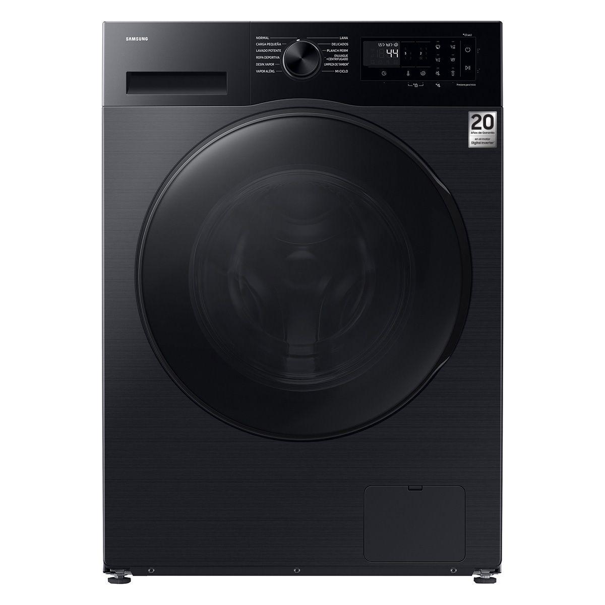 Lavadora samsung carga frontal 13kg negra