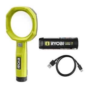 USB LITHIUM KIT DE LUPA CON LUZ DE 200 LUMENES INCLUYE BATERIA DE 2AH Y CABLE DE CARGA
