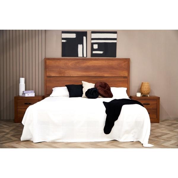 SET DE 2 BURÓS CON 2 CAJONES COLOR PAROTA CON JALADERAS DE METAL - MELAMINA