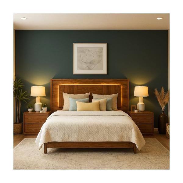 SET DE 2 BURÓS CON 2 CAJONES COLOR PAROTA - MADERA INDUSTRIALIZADA