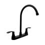 MEZCLADORA PARA COCINA BIMANDO CUELLO ALTO ACABADO NEGRO MATE