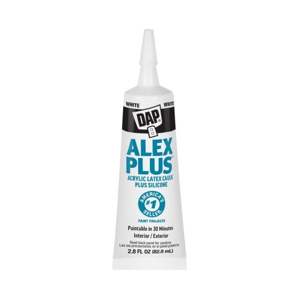 DAP SILICÓN DE ACRÍLICO SILICONIZADO ALEX PLUS 82.8 ML BLANCO