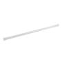 CORTINERO PARA BAÑO EXTENSIBLE METAL 70 A 120 CM BLANCO