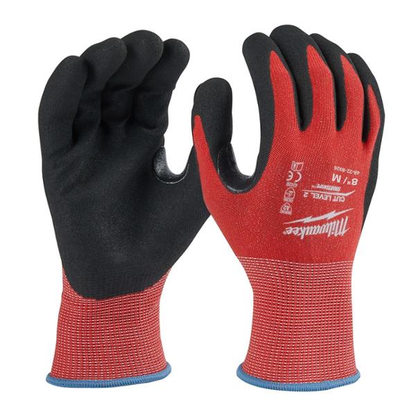 GUANTES DE NITRILO ANTICORTE NIVEL 2 - M