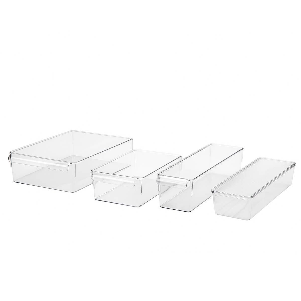 Set de organizadores para refrigerador 4 piezas