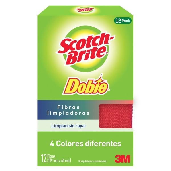 Esponja Recubierta Scotch-Brite, Multipropósito, para superficies delicadas, 12 piezas