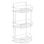 ORGANIZADOR PARA BAÑO 3 NIVELES CROMO