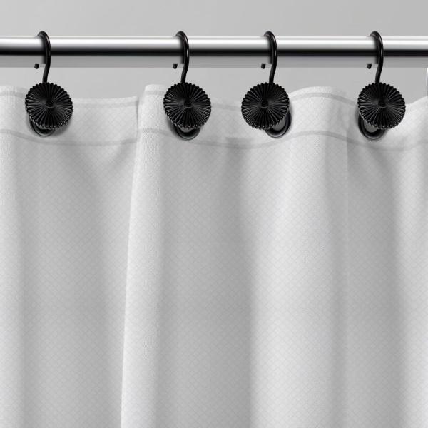 CORTINA DE BAÑO DISEÑO ROMBOS