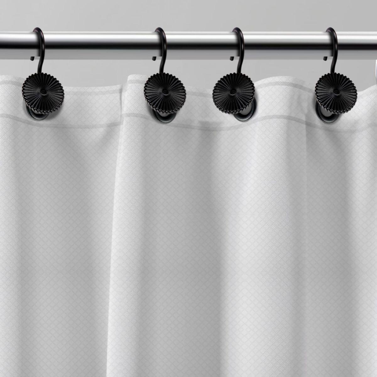 Cortina de baño diseño rombos