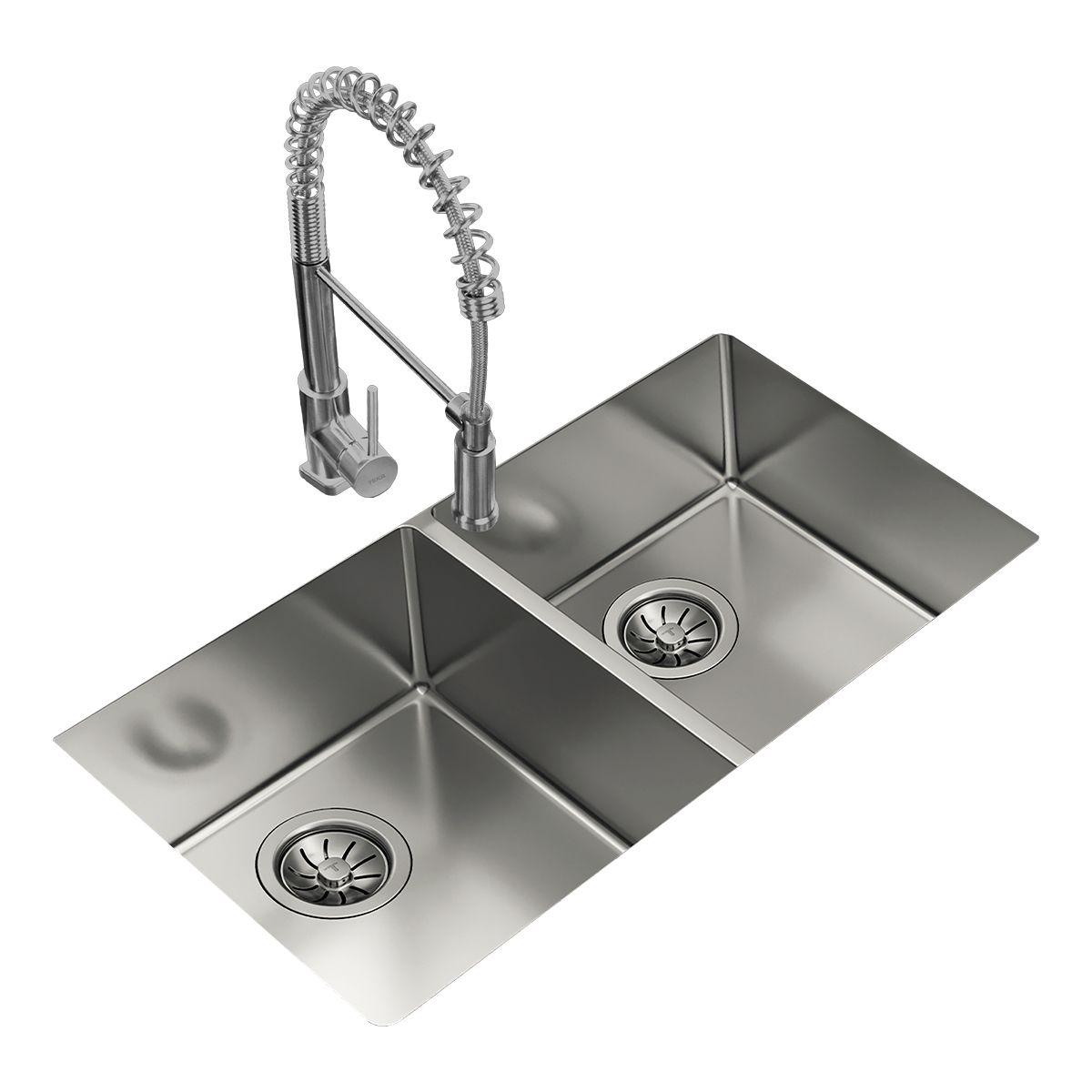 Tarja pro + grifo american pro 805 de acero