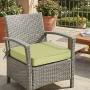 COJIN DE ASIENTO PARA EXTERIOR 45 X 50 X 8 CM VERDE