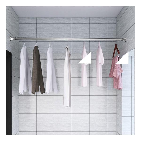 CORTINERO PARA BAÑO EXTENSIBLE METAL 110 A 200 CM