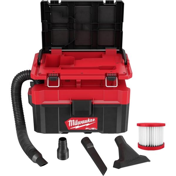 ASPIRADORA PARA MATERIALES HÚMEDOS/SECOS M18 FUEL PACKOUT DE 2.5 GALONES