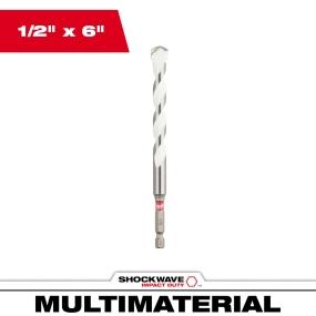 BROCA DE CARBURO PARA MÚLTIPLES MATERIALES SHOCKWAVE 1/2 PULGADAS
