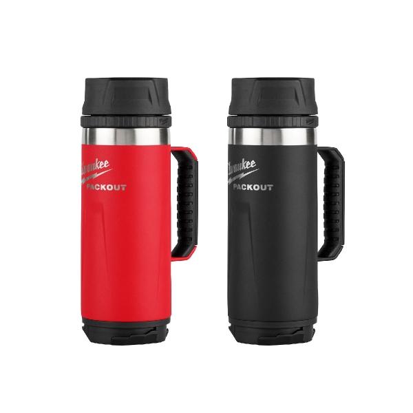 COMBO PACKOUT DE 2 TAZAS TÉRMICAS DE 18OZ ROJA Y NEGRA