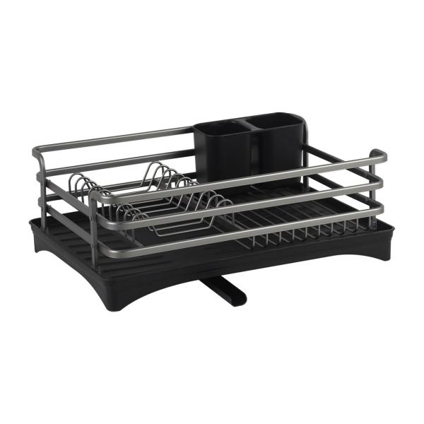 ESCURRIDOR DE ALUMINIO GUN METAL 43x30.5x15.3 CM