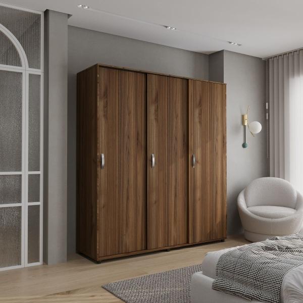 ARMARIO MADERKIT 3 PUERTAS CORREDIZAS COLOR GALES 53 X 180 X 200 CM