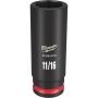 SOCKET DE IMPACTO PROFUNDO SHOCKWAVE IMPACT DUTY 3/8 DR 11/16 PULGADAS