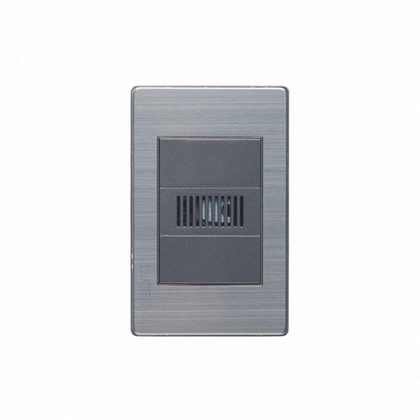 PLACA METALICA CON ZUMBADOR ANODIZADO