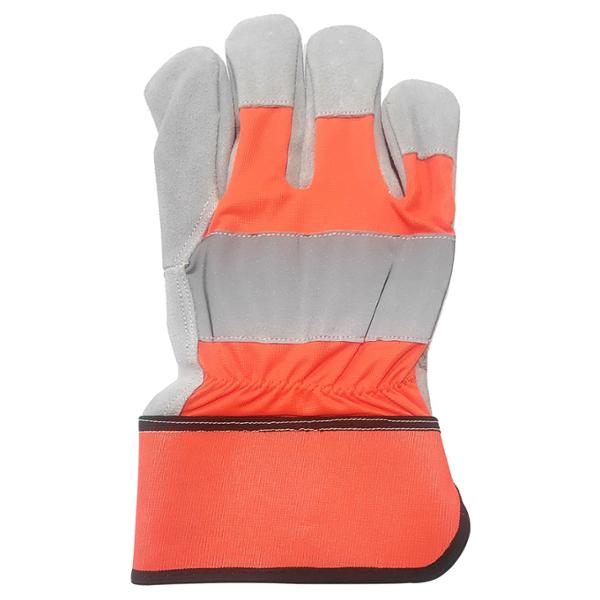 GUANTE CHINO CANADIENSE ALTA VISIBILIDAD NARANJA CON REFLEJANTE
