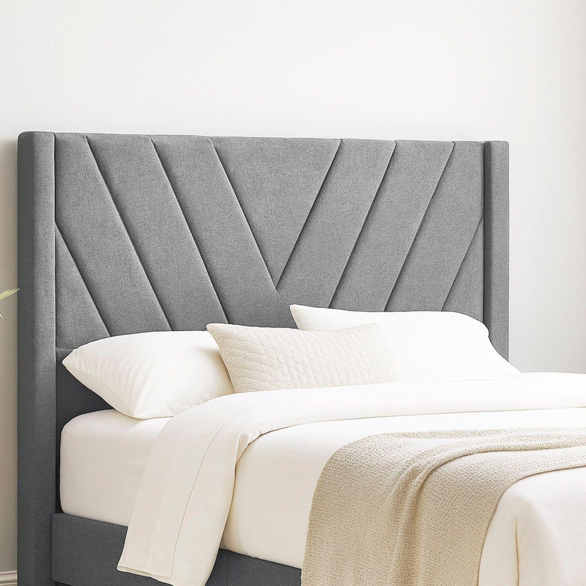 Cabecera individual dicasa aurora color gris