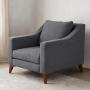 SILLÓN DICASA LANSON GRIS OSCURO