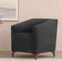 SILLÓN DICASA COOPER II GRIS CARBÓN