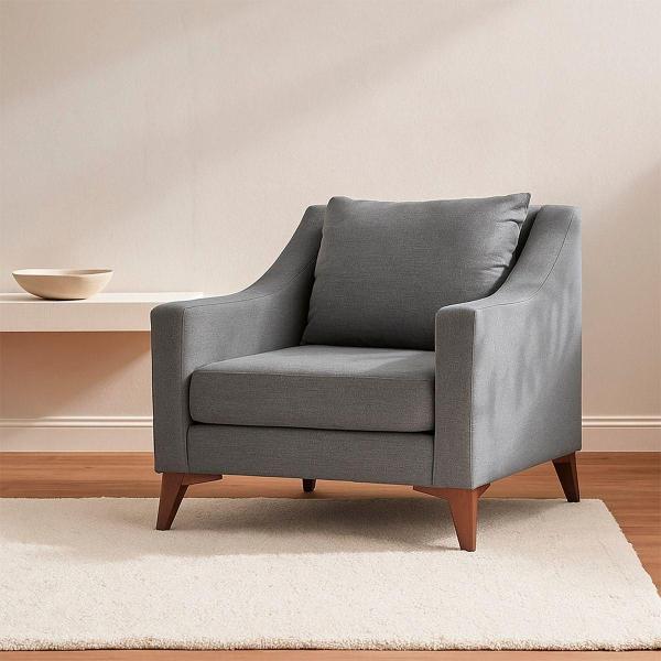 SILLÓN DICASA LANSON GRIS OSCURO