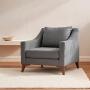 SILLÓN DICASA LANSON GRIS OSCURO