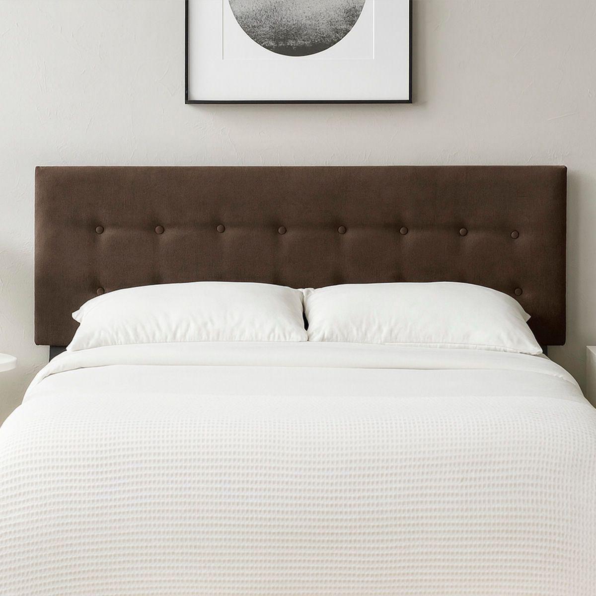 Cabecera queen size dicasa bilbao color chocolate