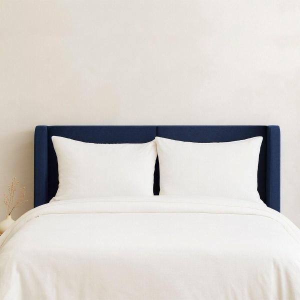 CABECERA KING SIZE DICASA MILAN COLOR AZUL