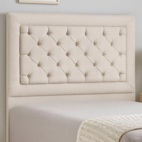 CABECERA KING SIZE DICASA MARY COLOR BEIGE