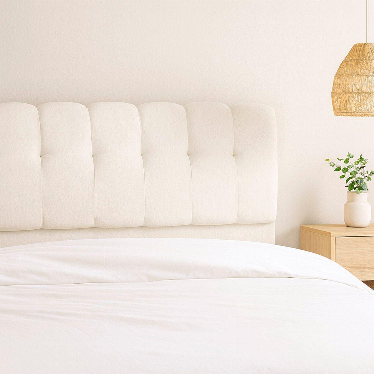 Cabecera queen size dicasa nube color beige