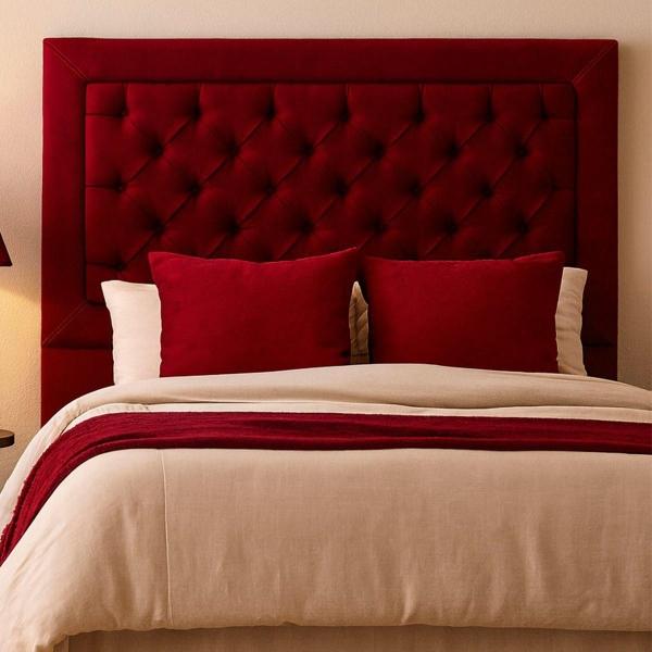 CABECERA MATRIMONIAL DICASA MARY COLOR ROJO
