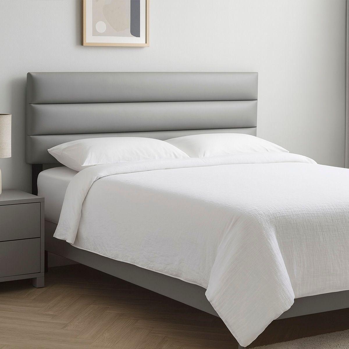 Cabecera king size dicasa londres color gris