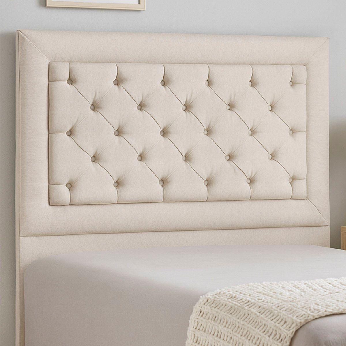 Cabecera individual dicasa mary color beige