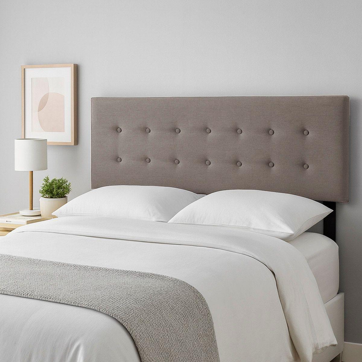 Cabecera matrimonial dicasa bilbao color gris oscuro