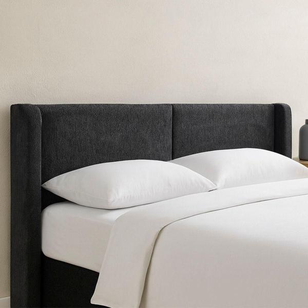 CABECERA QUEEN SIZE DICASA MILAN COLOR GRIS CARBÓN