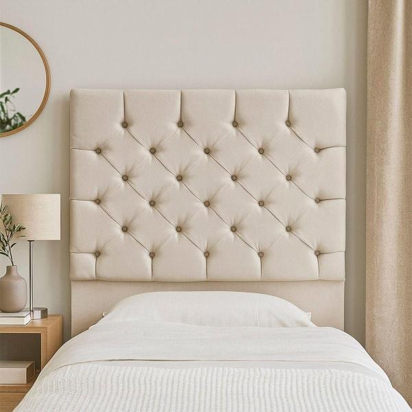 CABECERA QUEEN SIZE DICASA CAPRI COLOR BEIGE